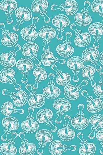 Mushroom Pattern Journal V2: 150 Pages, 6 X 9 , Lined
