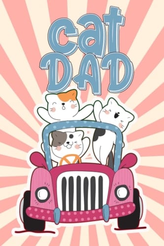 Cat Dad: Notebook/Lined Notebook / Diary/Organizer/120 Lined pages/ 6x9 inch