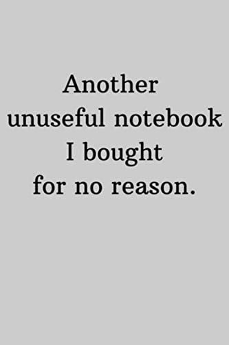 Another unuseful notebook I bought for no reason. | Simple lined notebook for every use