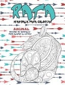 Mandala para colorear - Diseños de animales para aliviar el estrés - Animal - Rata