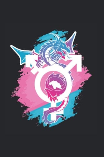 Dragon Pride Genderfluid Lgbt And Transpride Journal: Funny Dot-Grid Notebook If You Love Rights And Freedom. Cool Journal For Coworkers And Students, Sketches, Ideas And To-Do Lists