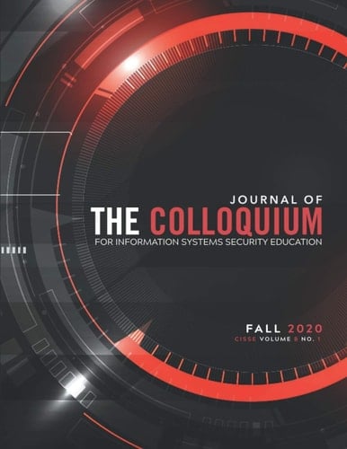Journal of The Colloquium for Information Systems Security Education (CISSE) Fall 2020