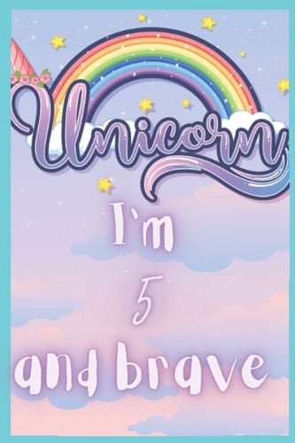 I'M 5 AND BRAVE: SKETCH/ NOTE BOOK /PAGES 120 COVER MATH 6*9