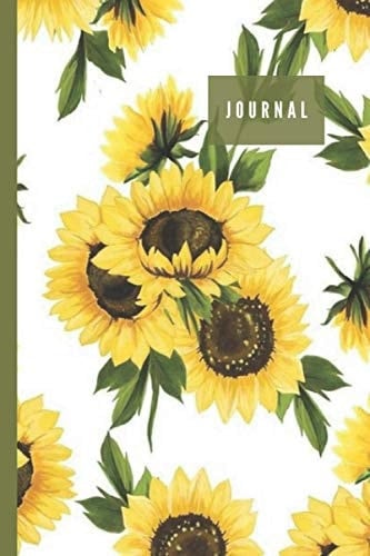 Writing Journal: Sunflower Lined Flower Journal (Flower Journals)