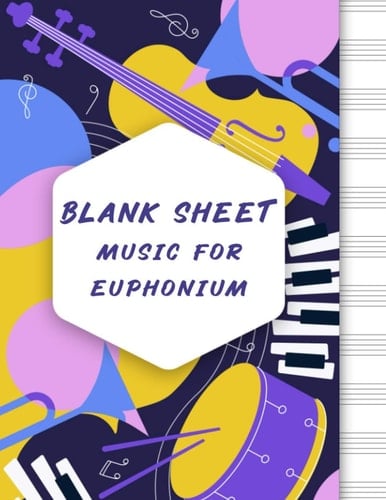 Blank Sheet Music For Euphonium: Music Manuscript Paper, Clefs Notebook, composition notebook, Blank Sheet Music Composition, Mandala design (8.5 x 11 ... Books Gifts | gifts Standard for st