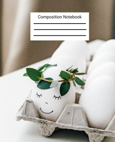 Composition Notebook : Tired Egg (Happy Egg Composition)