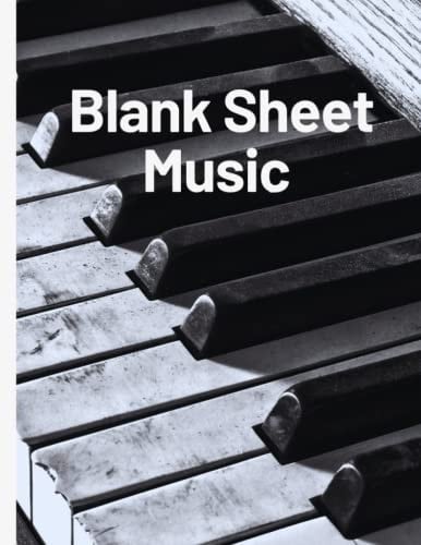 Blank Sheet Music Manuscript Notebook 100 Pages 12 Stave Per Page