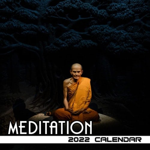 Meditation 2022 Calendar: January 2022 - December 2022 OFFICIAL Squared Monthly Calendar, 12 Months | BONUS 4 Months 2021