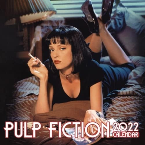 Pulp Fiction Crime Movie 2022 Calendar: Movie TV Series Film Calendar 2022, January 2022 - December 2022, 12 Months, Squared Monthly, Mini Planner | ... Calendrier | BONUS Last 4 Months 2021