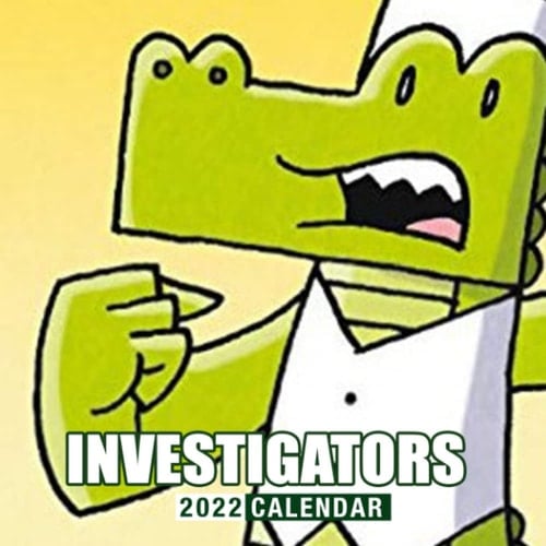 InvestiGators Calendar 2022: Colorful book for teen, kids. Mini Planner I January 2022 - December 2022 OFFICIAL Squared Monthly Calendar, Calendario, Calendrier12 Months | BONUS 4 Months 2021