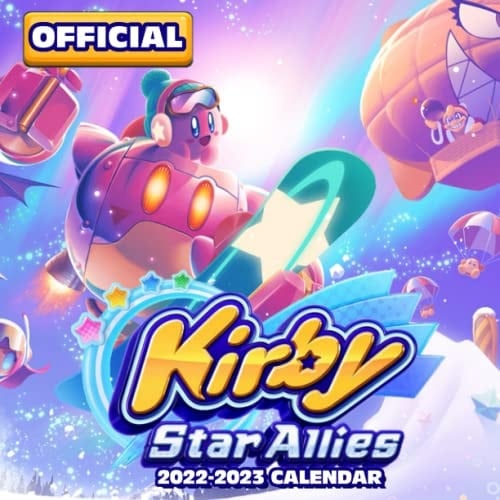 Kịrby Star Alliẹs: Video Game Calendar 2022 - Games calendar 2022-2023 18 months- Planner Gifts boys girls kids and all Fans (Kalendar Calendario Calendrier).16