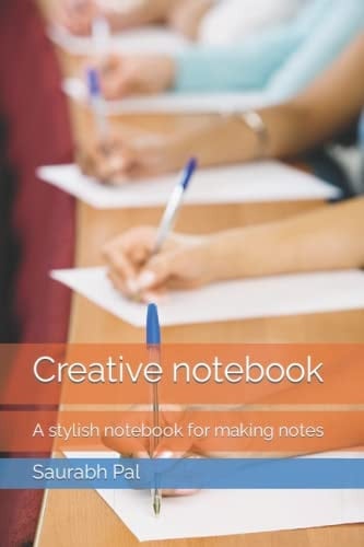 Creative notebook: A stylish notebook for making notes