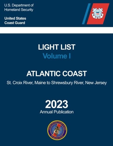 USCG Light List Volume I: Atlantic Coast