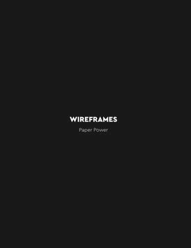WIREFRAMES: Sketching notebook for UX/UI, product designer