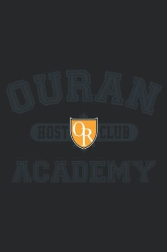 Ouran Highschool Host Club: Plain Lined Journal Notebook, 120 Pages, Medium 6 x 9 Inches, Printed Cover