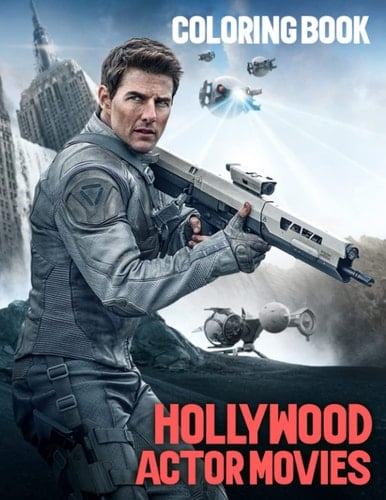 Hollywood Actor Movies Coloring Book: 50 Illustrations With Lovely Stress Relieving Designs For Kids And Adults Relaxation And Stress Relief!