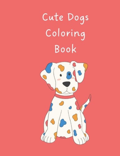 Cute Dogs Coloring Book