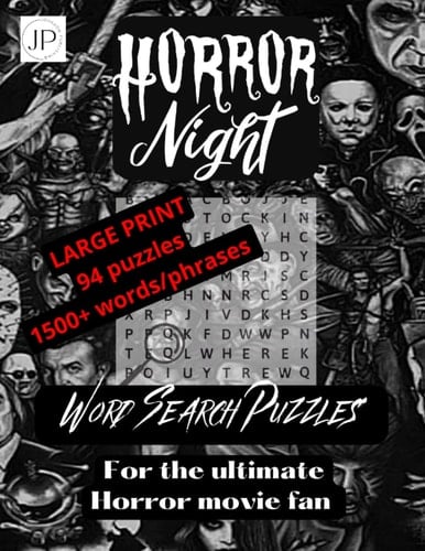 Horror Night : The Ultimate Horror Word Search