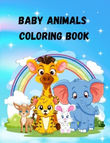 Let’s Color Baby Animals: Cute Baby Animals