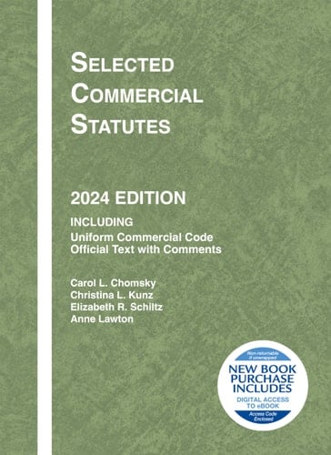Selected Commercial Statutes, 2024 Edition
