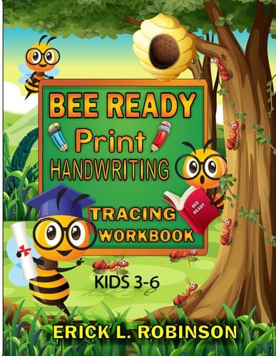 BEE Ready Print Tracing Workbook (Kids 3+)