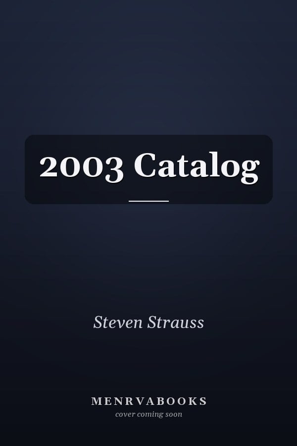 2003 Catalog
