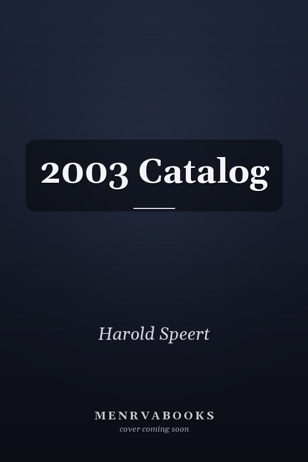 2003 Catalog