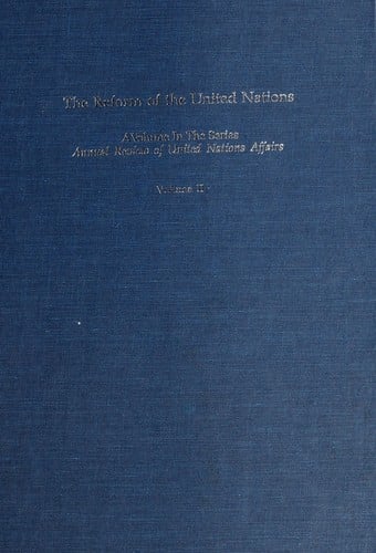 The reform of the United Nations