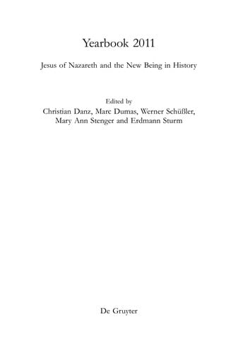 Jesus of Nazareth and the new being in history