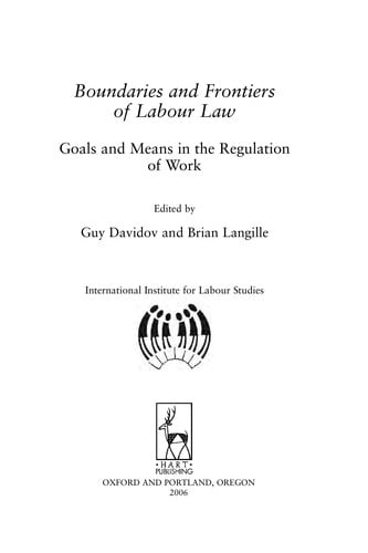Boundaries and frontiers of labour law