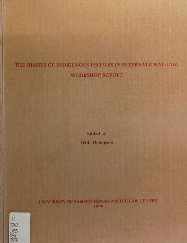 Rights Indigenous Peoples in International Law
