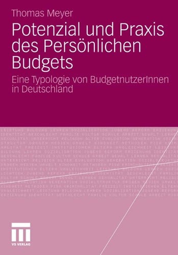 Potenzial und Praxis des perso nlichen Budgets