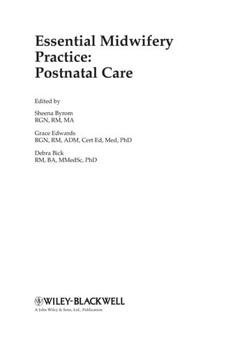 Essential midwifery practice