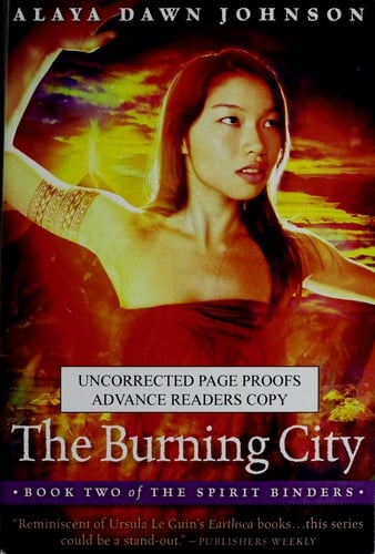 The burning city