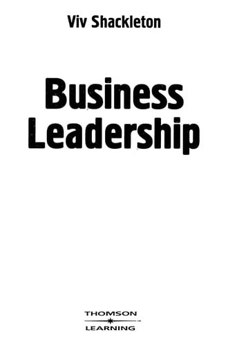 Business leadership