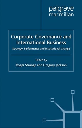 Corporate governance and international business