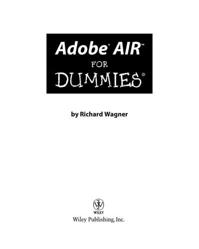 Adobe AIR For Dummies®