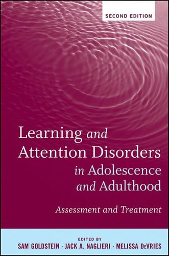Learning and attention disorders in adolescence and adulthood