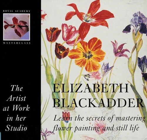 ARTIST AT WORK IN HER STUDIO