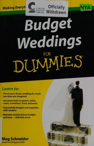 Budget weddings for dummies