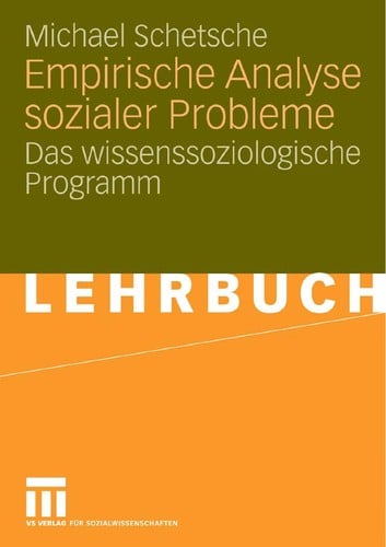 Empirische Analyse sozialer Probleme