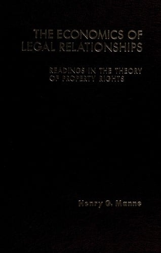 The Economics of legal relationships