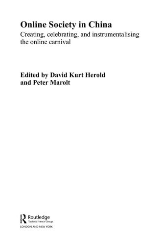 Online society in China