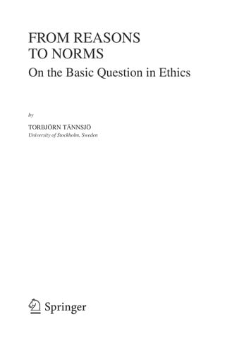 From Reasons to Norms