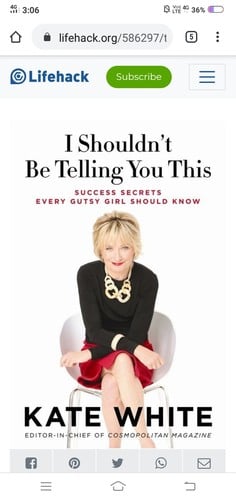 I shouldn't be telling you this