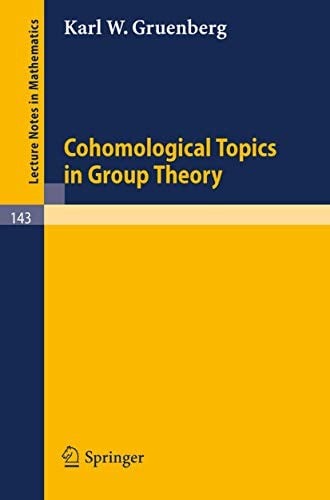 Cohomological topics in group theory