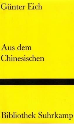 Aus dem Chinesischen