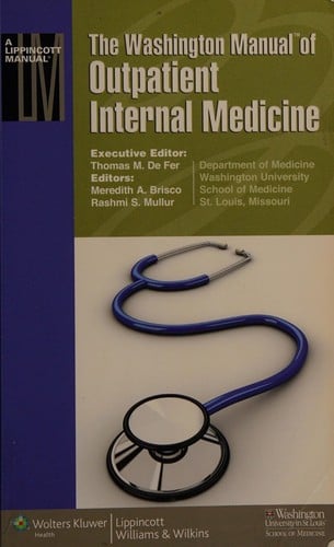 The Washington manual of outpatient internal medicine