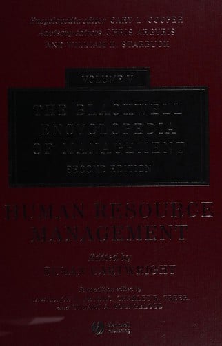 The Blackwell encyclopedia of management