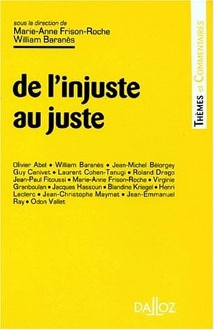 De l'injuste au juste